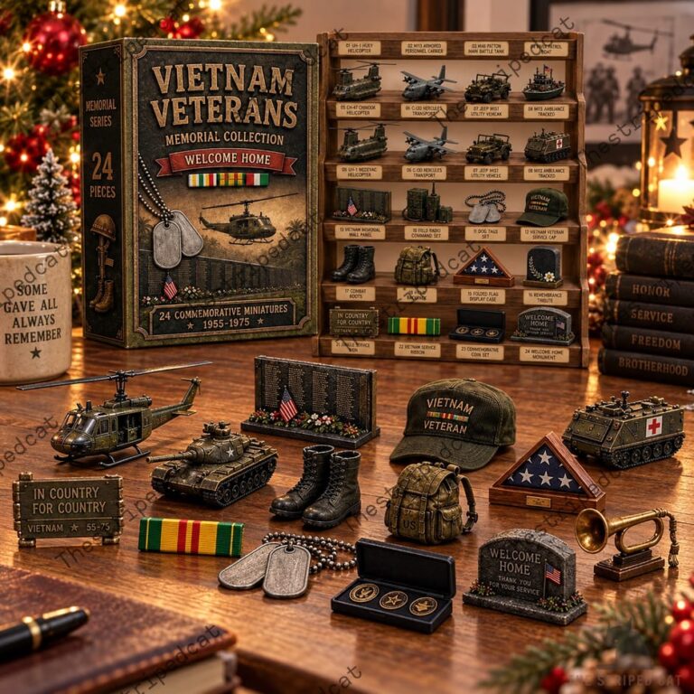 Vietnam Veterans Memorial Collection 24-piece miniature set from TheStripedcat