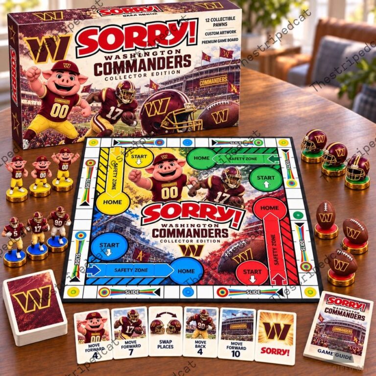 Washington Commanders Collector Edition Sorry! board game set
